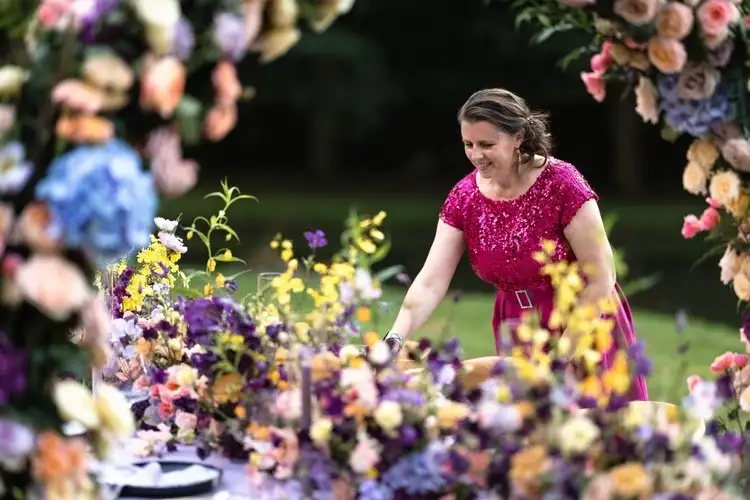 Sas als weddingplanner aan het werk op een bruiloft